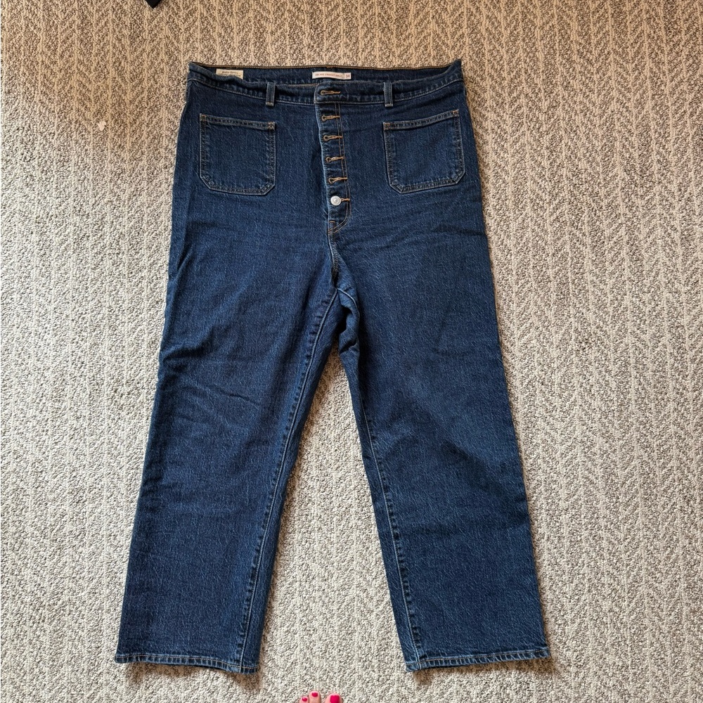 Levi's Ribcage Straight Leg Jeans